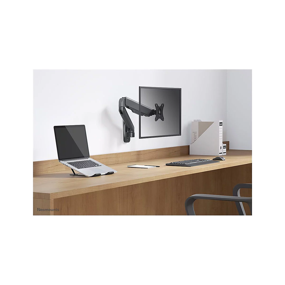 Neomounts by Newstar WL70-450BL11 - Befestigungskit - full-motion - für TV - Schwarz