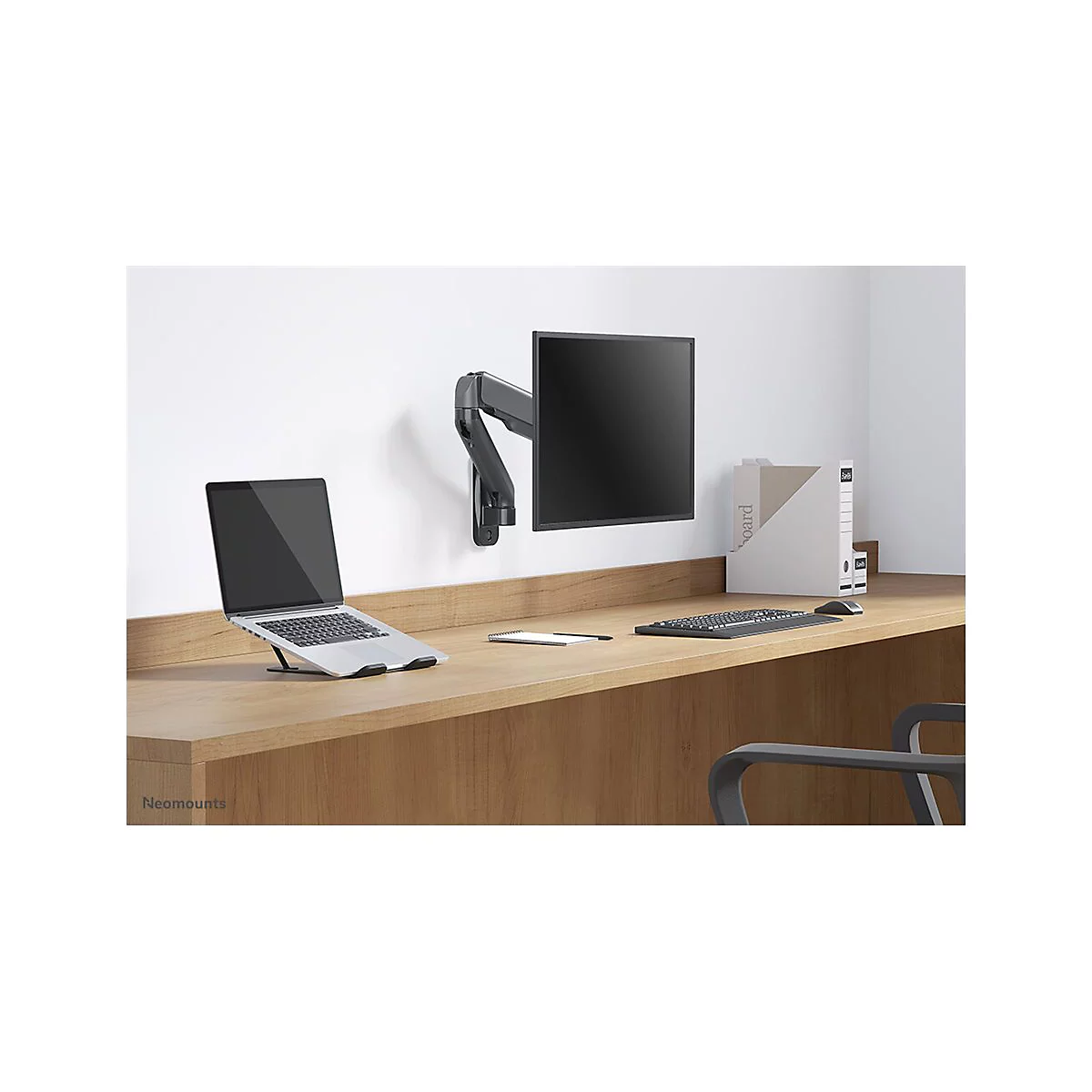 Neomounts by Newstar WL70-450BL11 - Befestigungskit - full-motion - für TV - Schwarz
