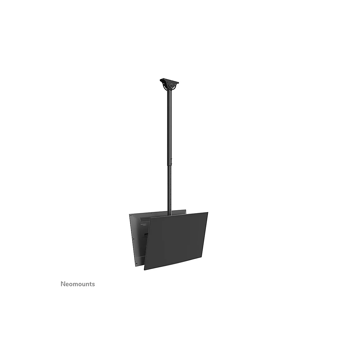 Deckenhalterung für einen Fernseher, schwarze Farbe, von Neomounts.