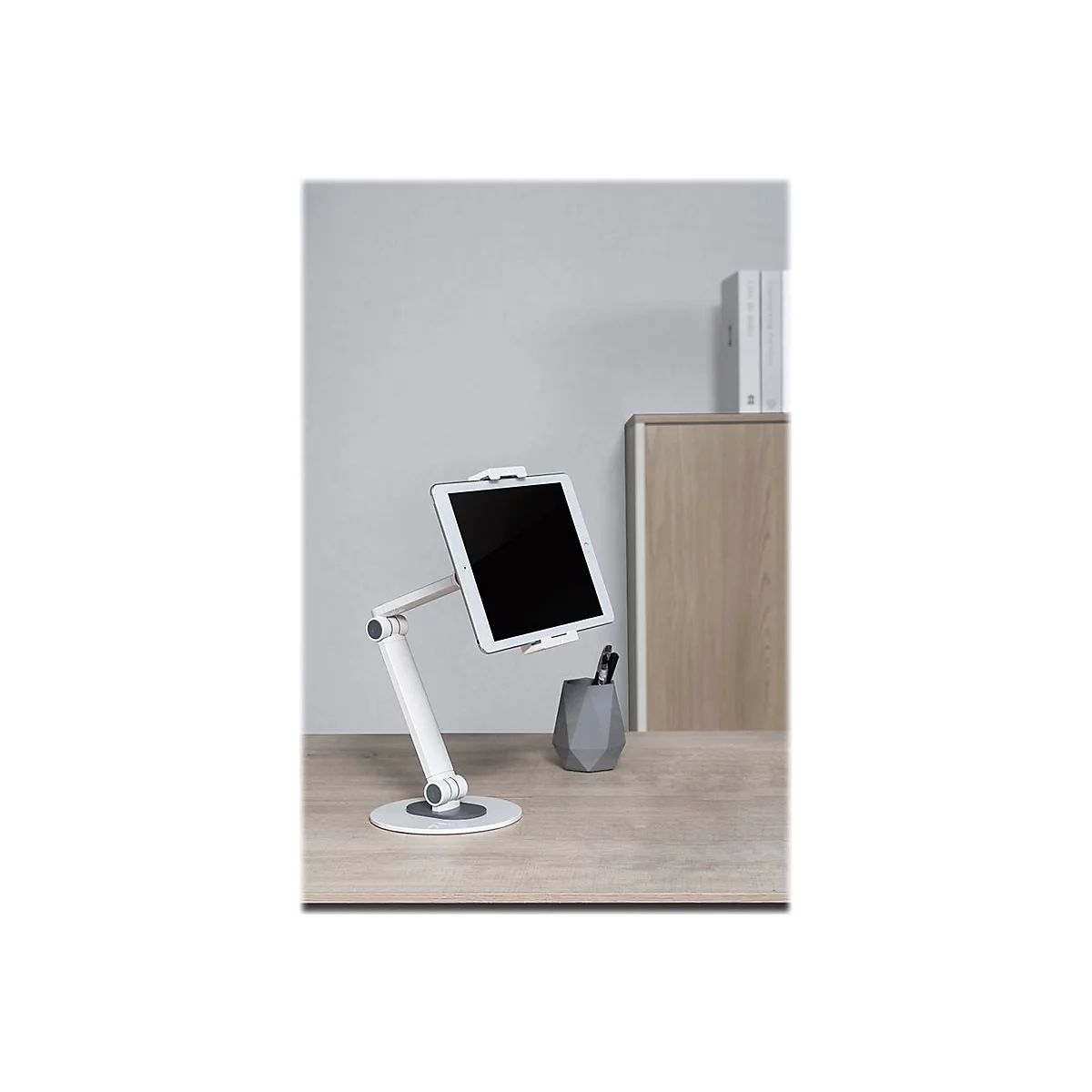 Neomounts DS15-550WH1 - Aufstellung - für Tablett - weiß - Bildschirmgröße: 11.9-32.8 cm (4.7'-12.9') - Schreibtisch
