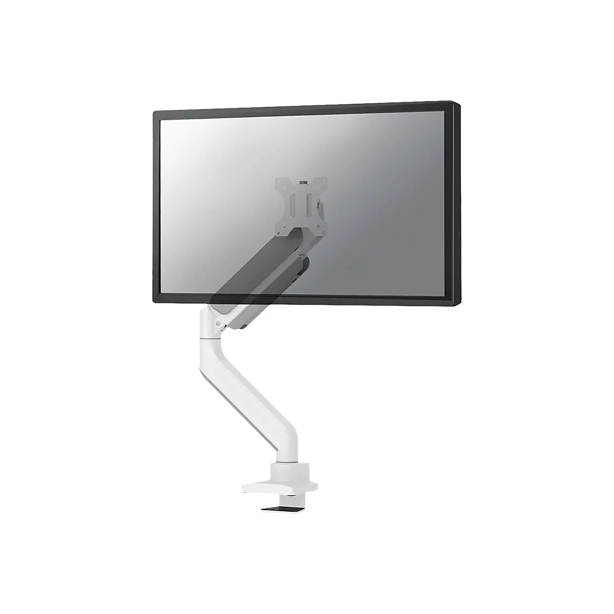 Neomounts DS70-450WH1 - Befestigungskit (Gelenkarm, Kabeldurchführungsklemme, Topfix Klemme) - Voll beweglich - für LCD-Display - weiß - Bildschirmgröße: 43.2-106.7 cm (17'-42')