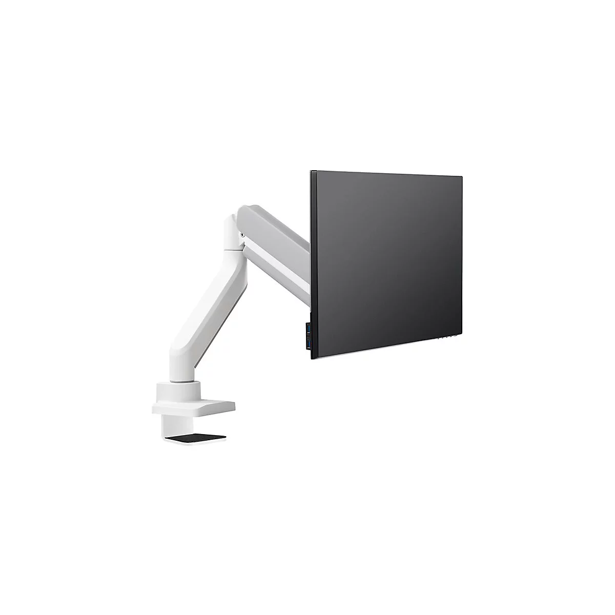 Neomounts DS70-450WH1 - Befestigungskit (Gelenkarm, Kabeldurchführungsklemme, Topfix Klemme) - Voll beweglich - für LCD-Display - weiß - Bildschirmgröße: 43.2-106.7 cm (17'-42')