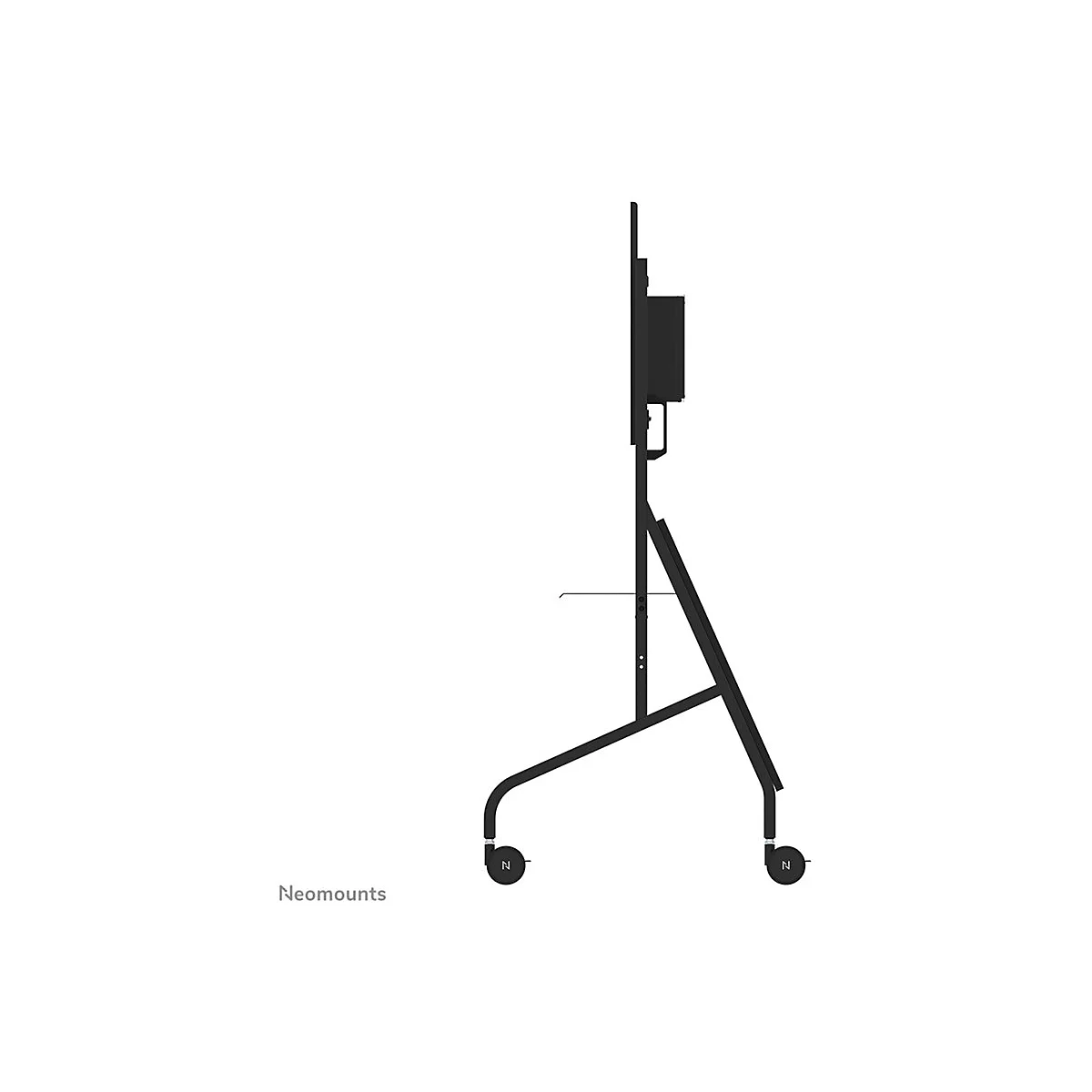 Neomounts FL50-575BL1 - Wagen - robust - für Displayständer - Bodenständer - verriegelbar