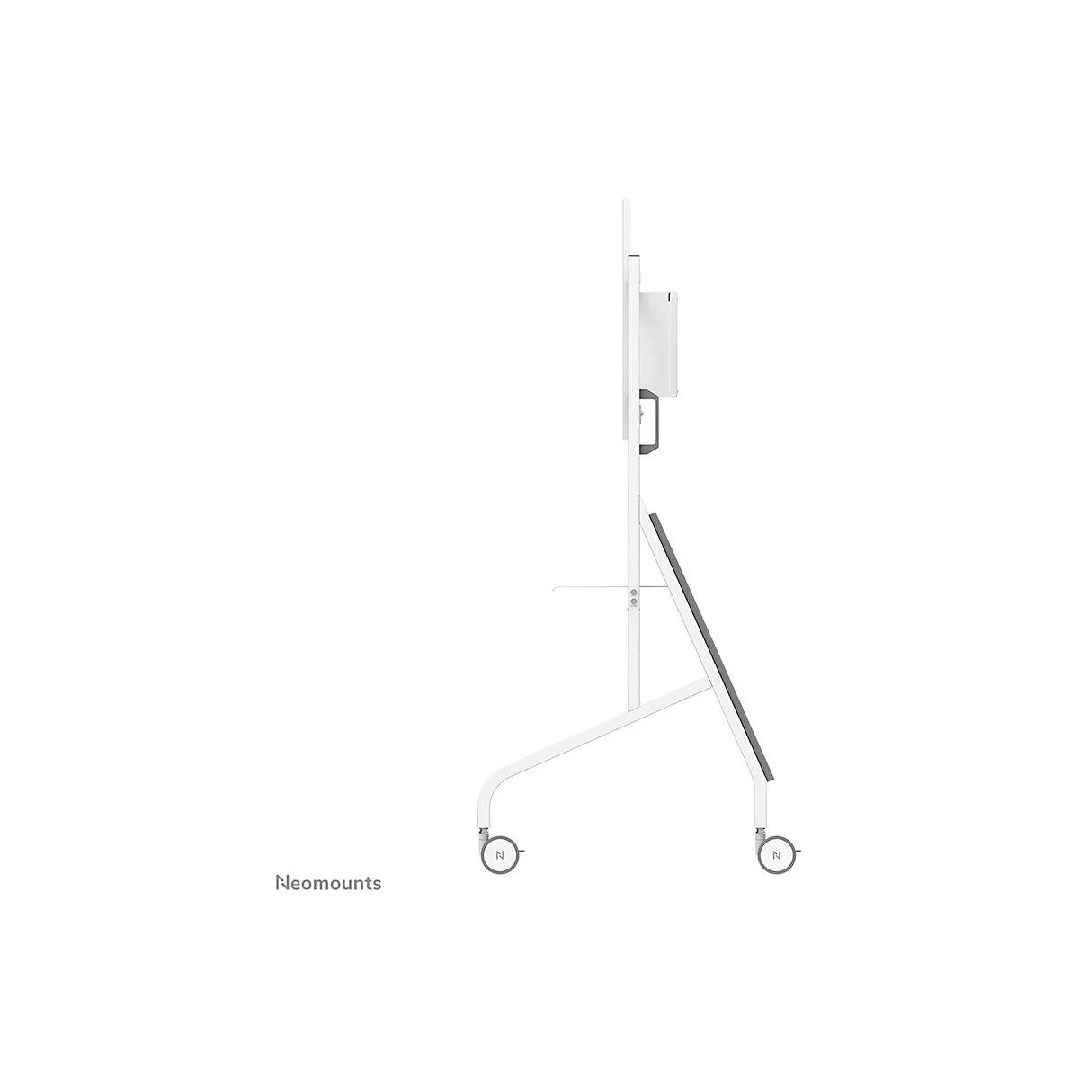 Neomounts FL50-575WH1 - Wagen - robust - für Displayständer - Bodenständer - verriegelbar