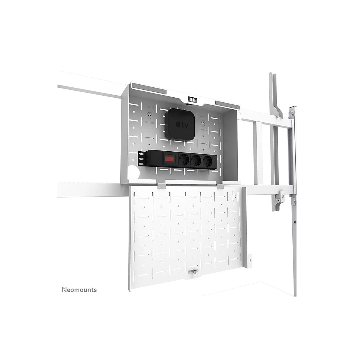 Neomounts FL50-575WH1 - Wagen - robust - für Displayständer - Bodenständer - verriegelbar