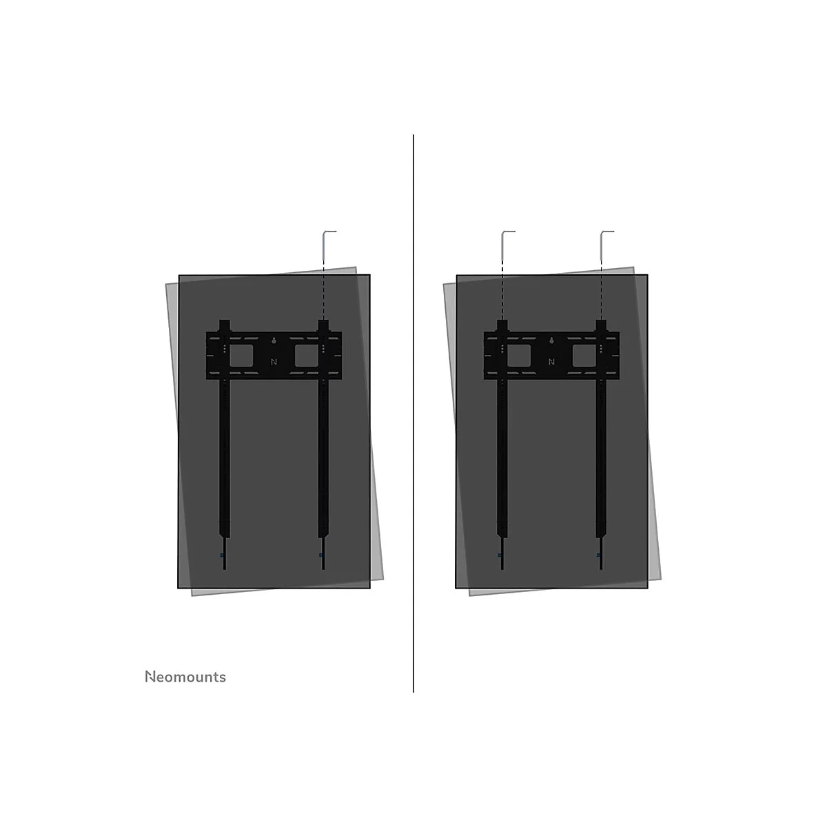 Neomounts LEVEL-750 - Befestigungskit - für TV - schwerlast - verriegelbar - Stahl