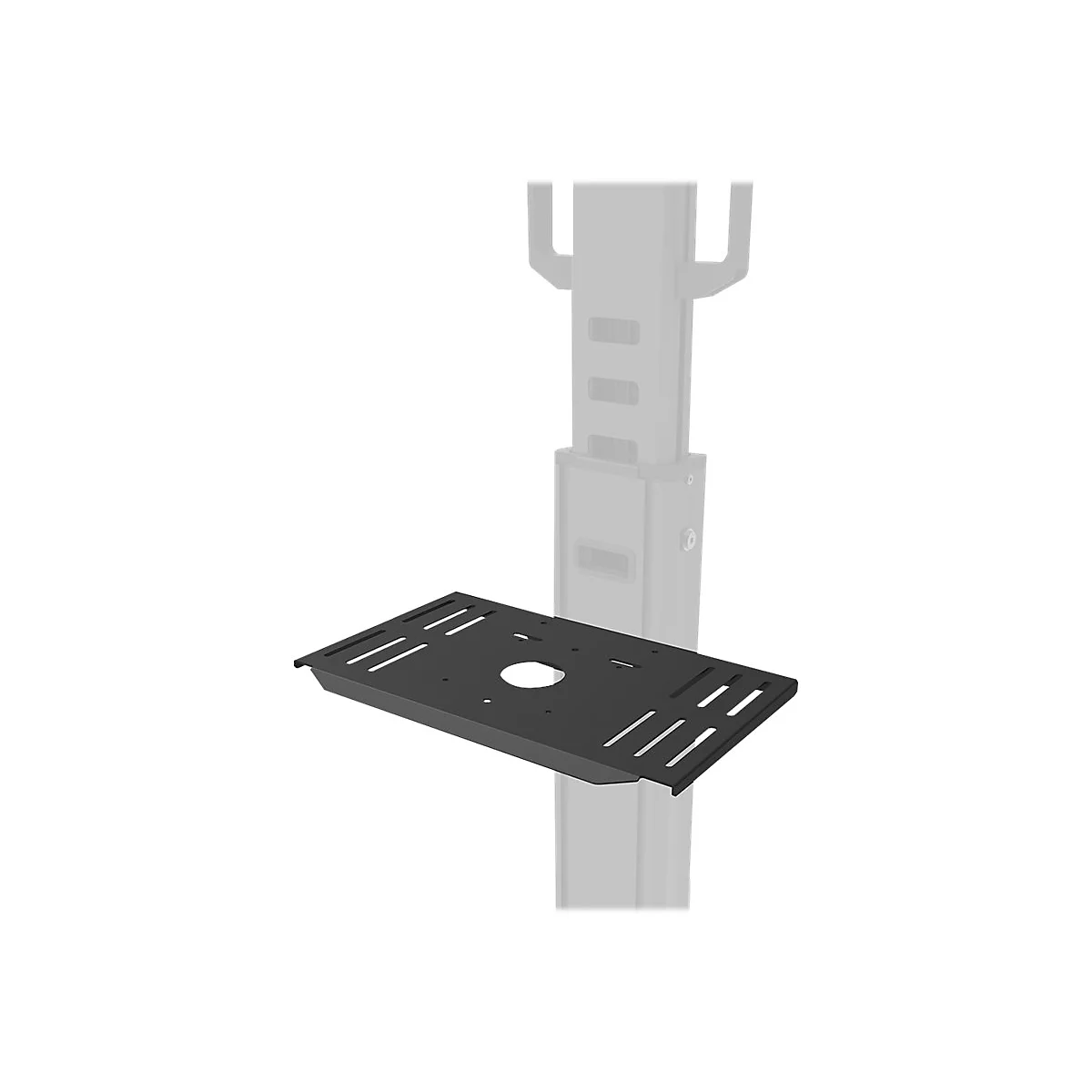 Neomounts - Montagekomponente (Regal, Kamerabord, Adapter für Kamerabord, Schiene) - für Kamera / Mediabox - Schwarz - am Wagen montierbar - für P/N: FL50S-825BL1