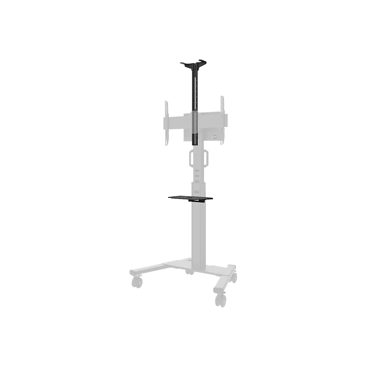 Neomounts - Montagekomponente (Regal, Kamerabord, Adapter für Kamerabord, Schiene) - für Kamera / Mediabox - Schwarz - am Wagen montierbar - für P/N: FL50S-825BL1