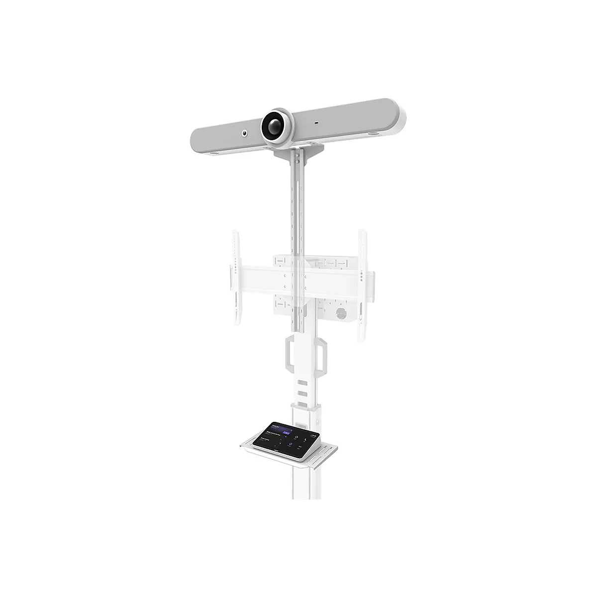 Neomounts - Montagekomponente (Regal, Kamerabord, Adapter für Kamerabord, Schiene) - für Kamera / Mediabox - weiß - am Wagen montierbar - für P/N: FL50S-825WH1