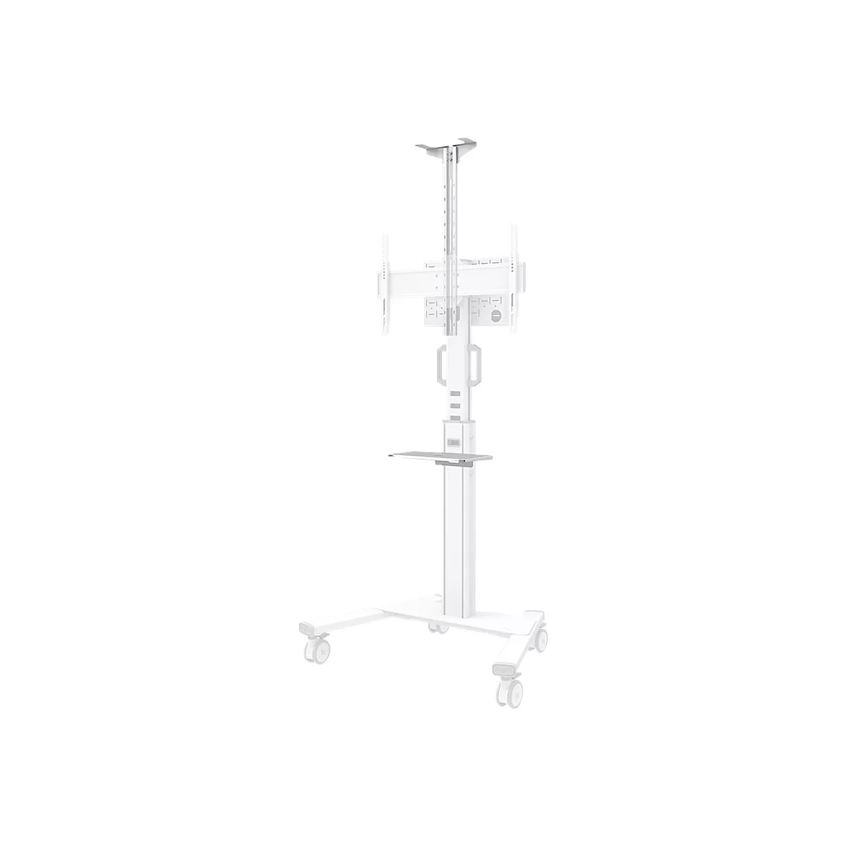 Neomounts - Montagekomponente (Regal, Kamerabord, Adapter für Kamerabord, Schiene) - für Kamera / Mediabox - weiß - am Wagen montierbar - für P/N: FL50S-825WH1