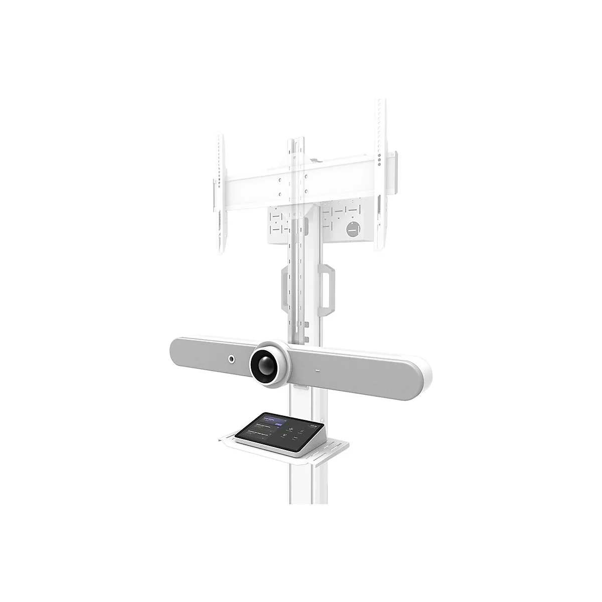 Neomounts - Montagekomponente (Regal, Kamerabord, Adapter für Kamerabord, Schiene) - für Kamera / Mediabox - weiß - am Wagen montierbar - für P/N: FL50S-825WH1