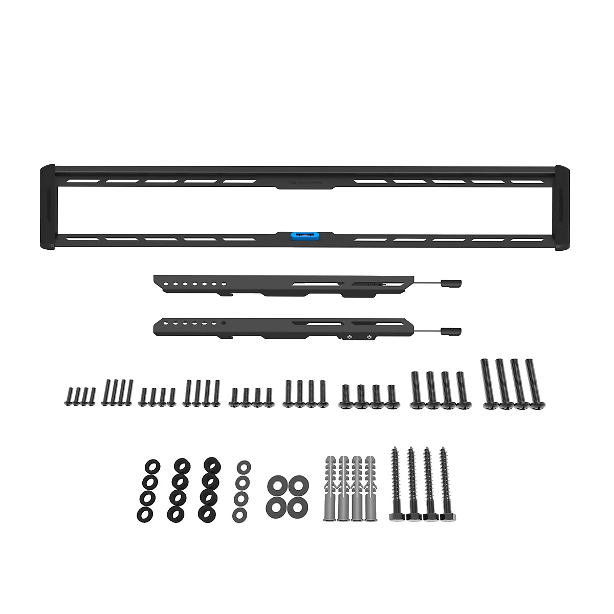 Neomounts TV-Wandhalterung WL30-550BL18, bis 86', VESA 100x100 bis 800x400 mm, magnetisches Pull & Release-System, schwarz