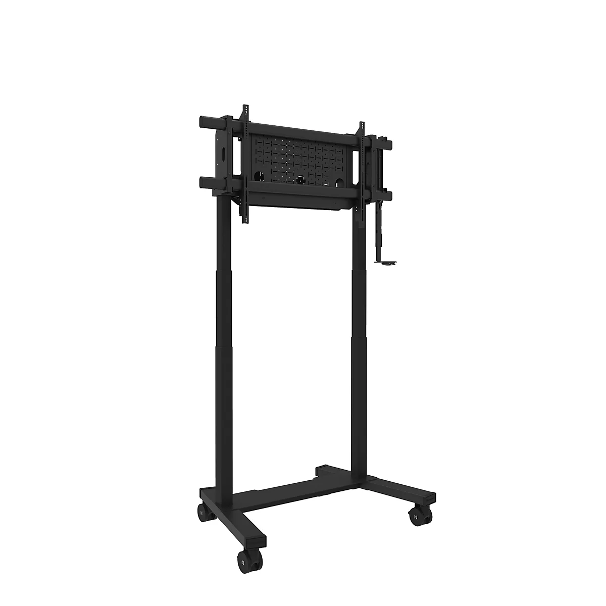 Neoumounts by Newstar mobiler Monitorständer FL55-975BL1 MOVE Lift XL, für 1 Display 75-115'/bis 160 kg, motorisiert, höhenverstellbar, Stahl, schwarz