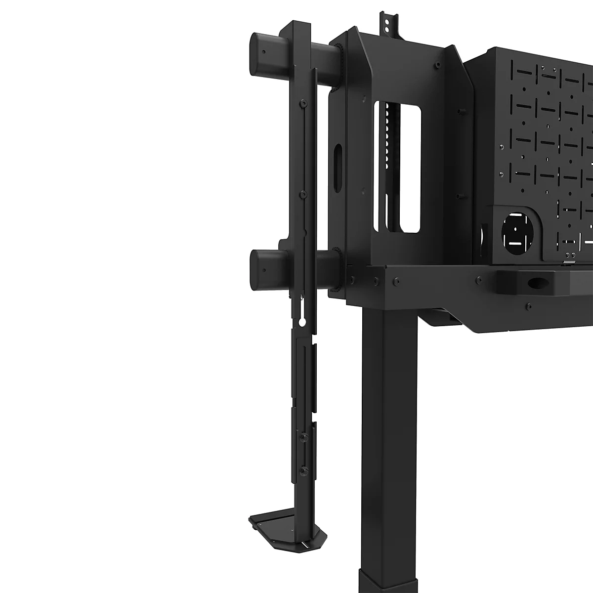 Neoumounts by Newstar mobiler Monitorständer FL55-975BL1 MOVE Lift XL, für 1 Display 75-115'/bis 160 kg, motorisiert, höhenverstellbar, Stahl, schwarz
