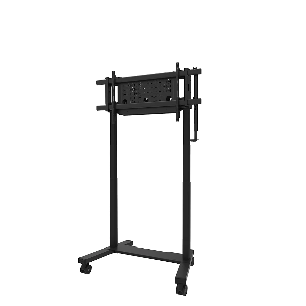 Neoumounts by Newstar mobiler Monitorständer FL55-975BL1 MOVE Lift XL, für 1 Display 75-115'/bis 160 kg, motorisiert, höhenverstellbar, Stahl, schwarz