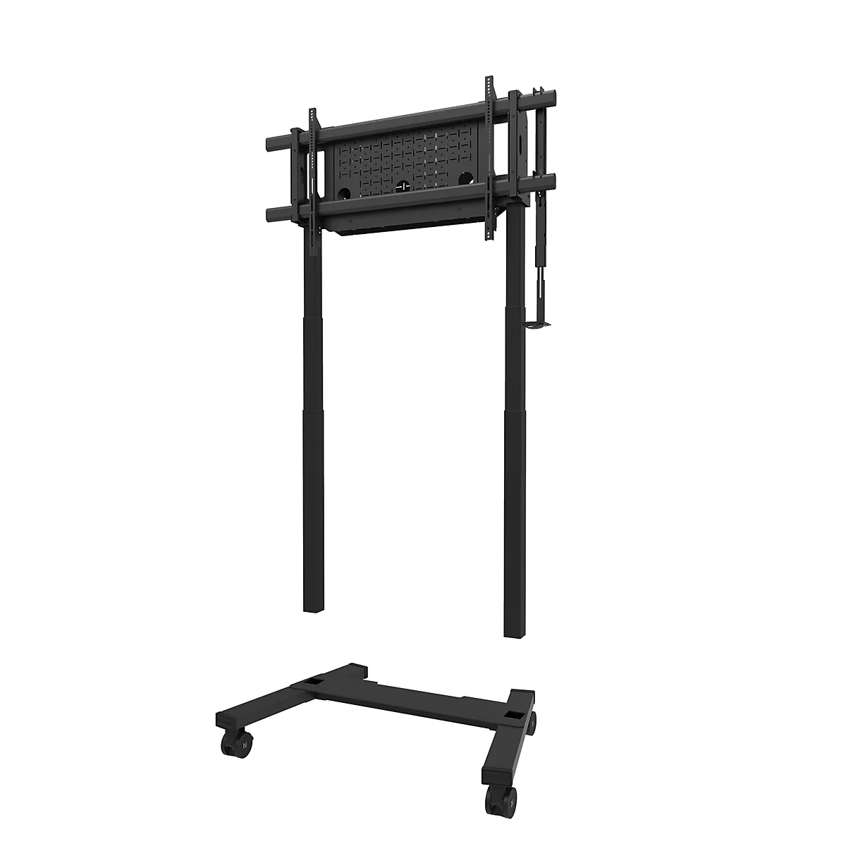 Neoumounts by Newstar mobiler Monitorständer FL55-975BL1 MOVE Lift XL, für 1 Display 75-115'/bis 160 kg, motorisiert, höhenverstellbar, Stahl, schwarz