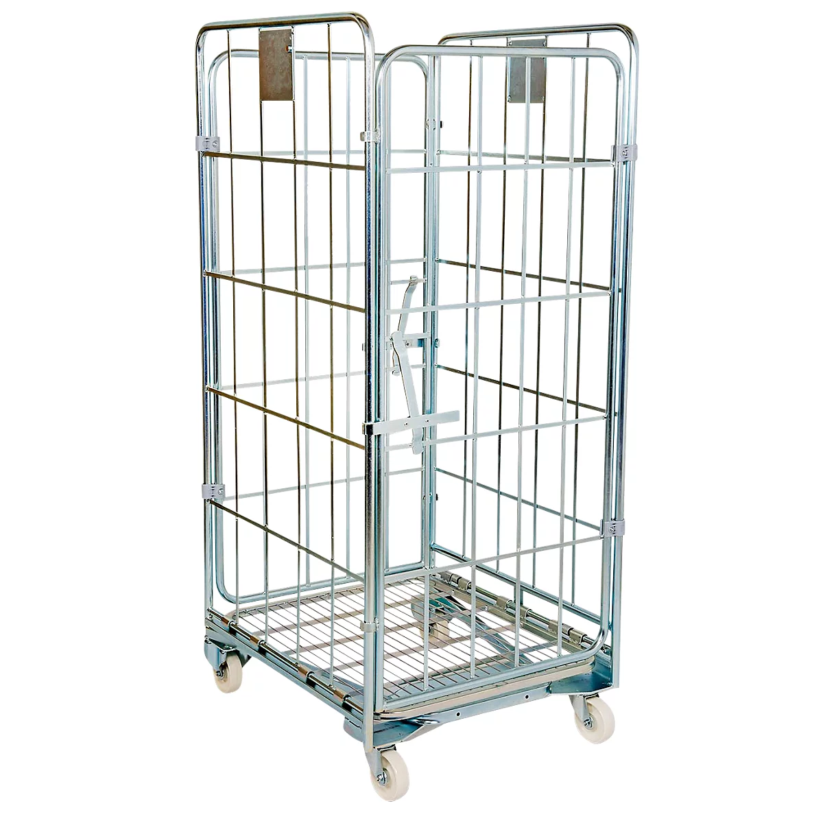 Nestbare rolcontainer, 4-zijdig, draagvermogen 500 kg