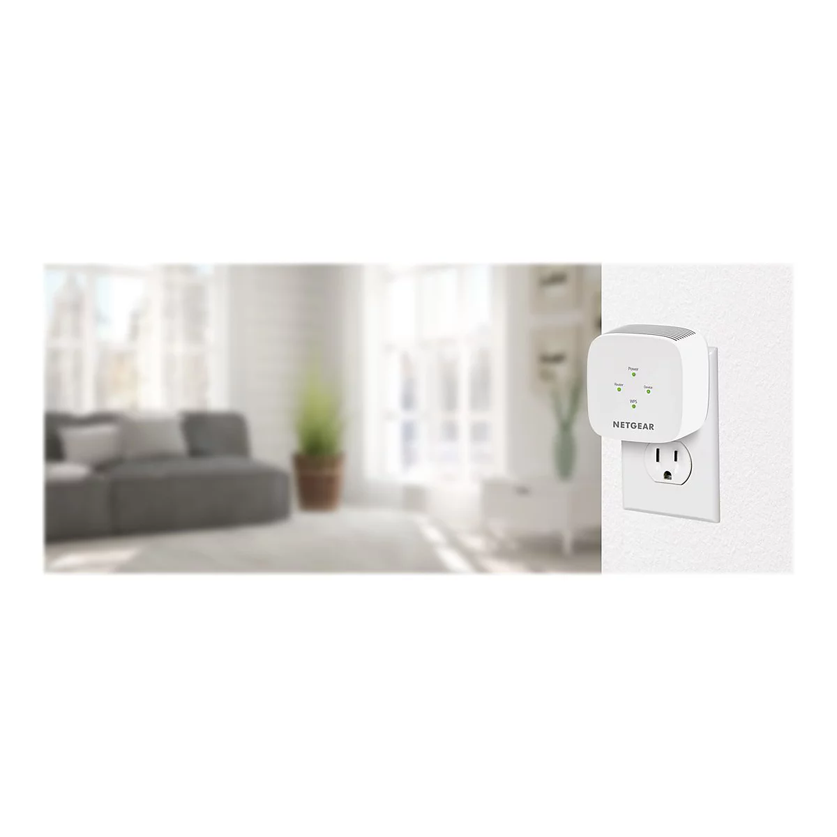 NETGEAR EX3110 - Wi-Fi-Range-Extender - Wi-Fi 5 - 2.4 GHz, 5 GHz