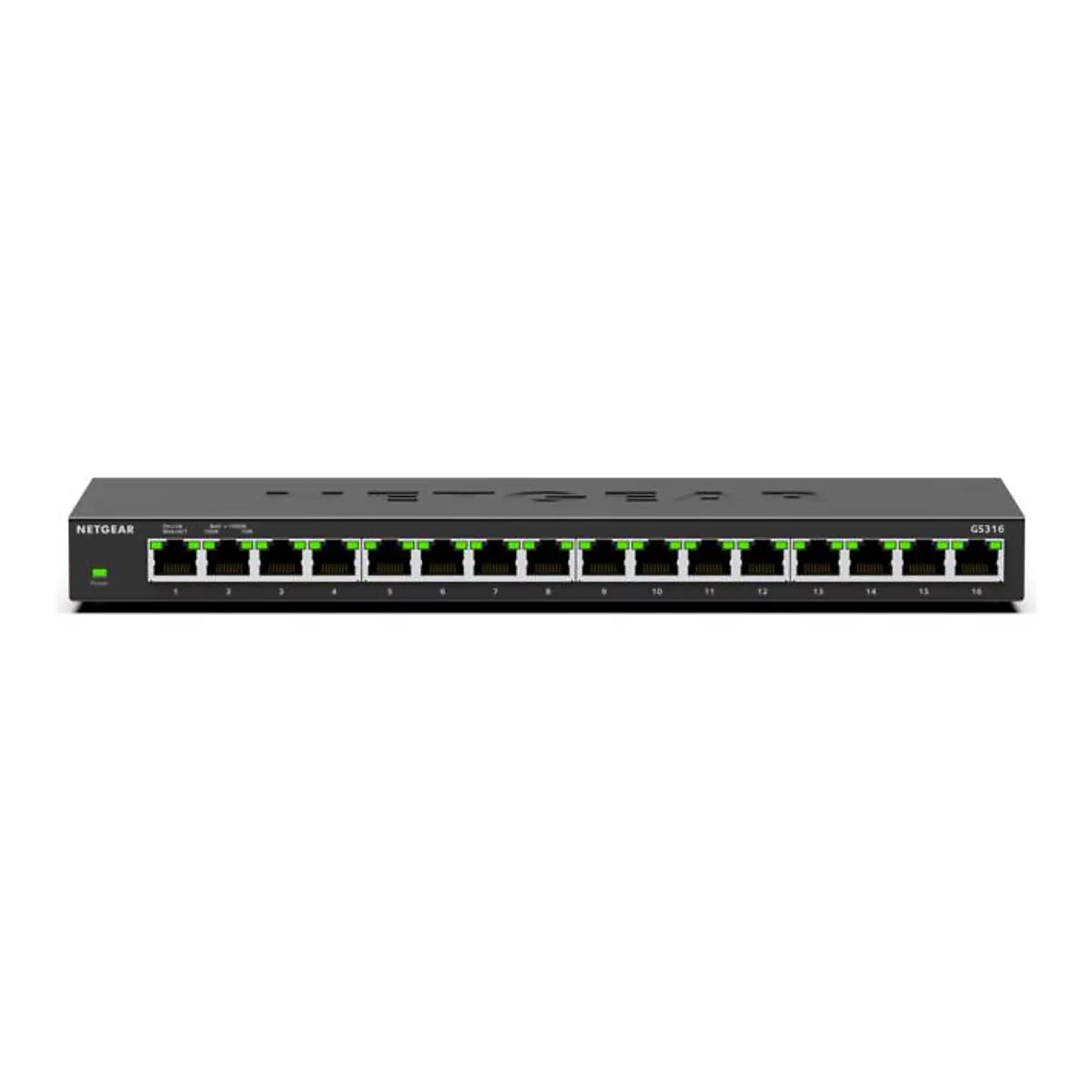 NETGEAR GS316v3 - Switch - unmanaged - 16 x 10/100/1000 - Desktop, wandmontierbar