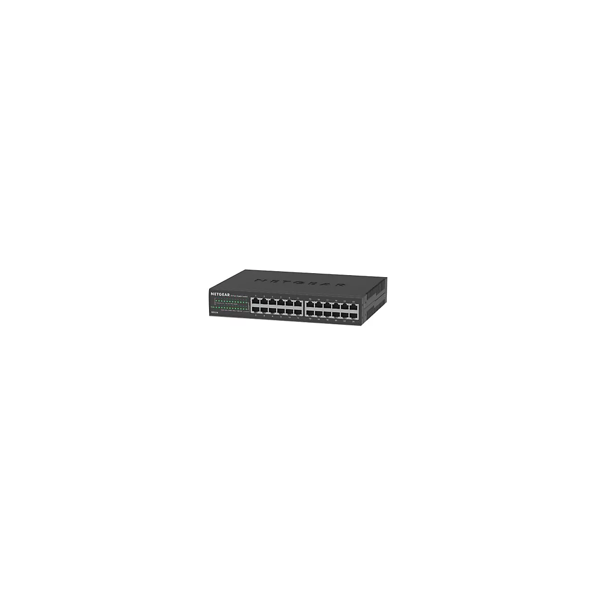 NETGEAR GS324v2 - Switch - 24 Anschlüsse - unmanaged - an Rack montierbar