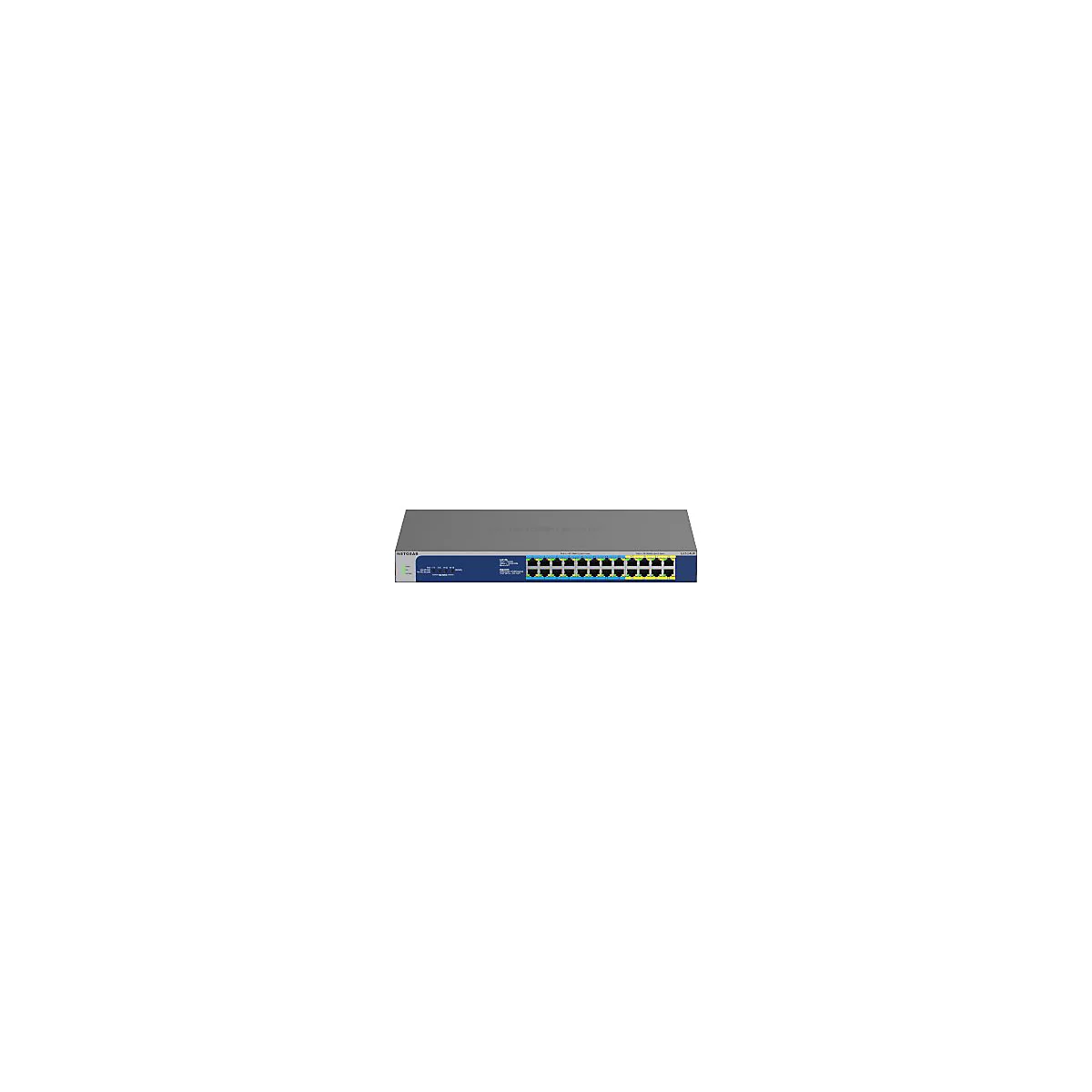 NETGEAR GS524UP - Switch - 24 Anschlüsse - unmanaged - an Rack montierbar