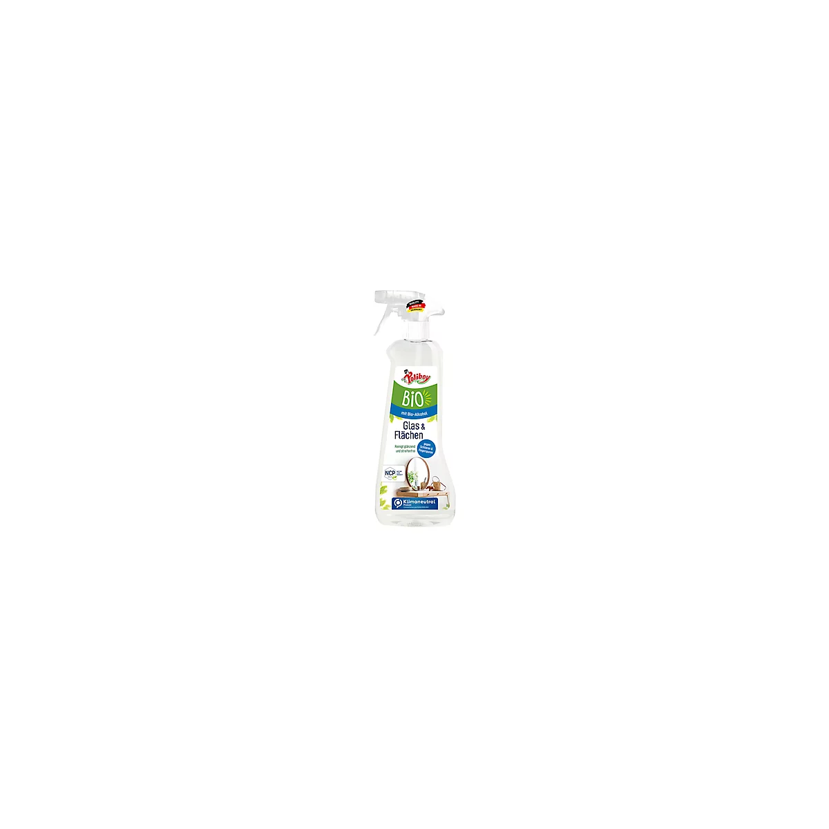 Nettoyant biologique pour verres et surfaces vitrées POLIBOY, sans traces, 500 ml