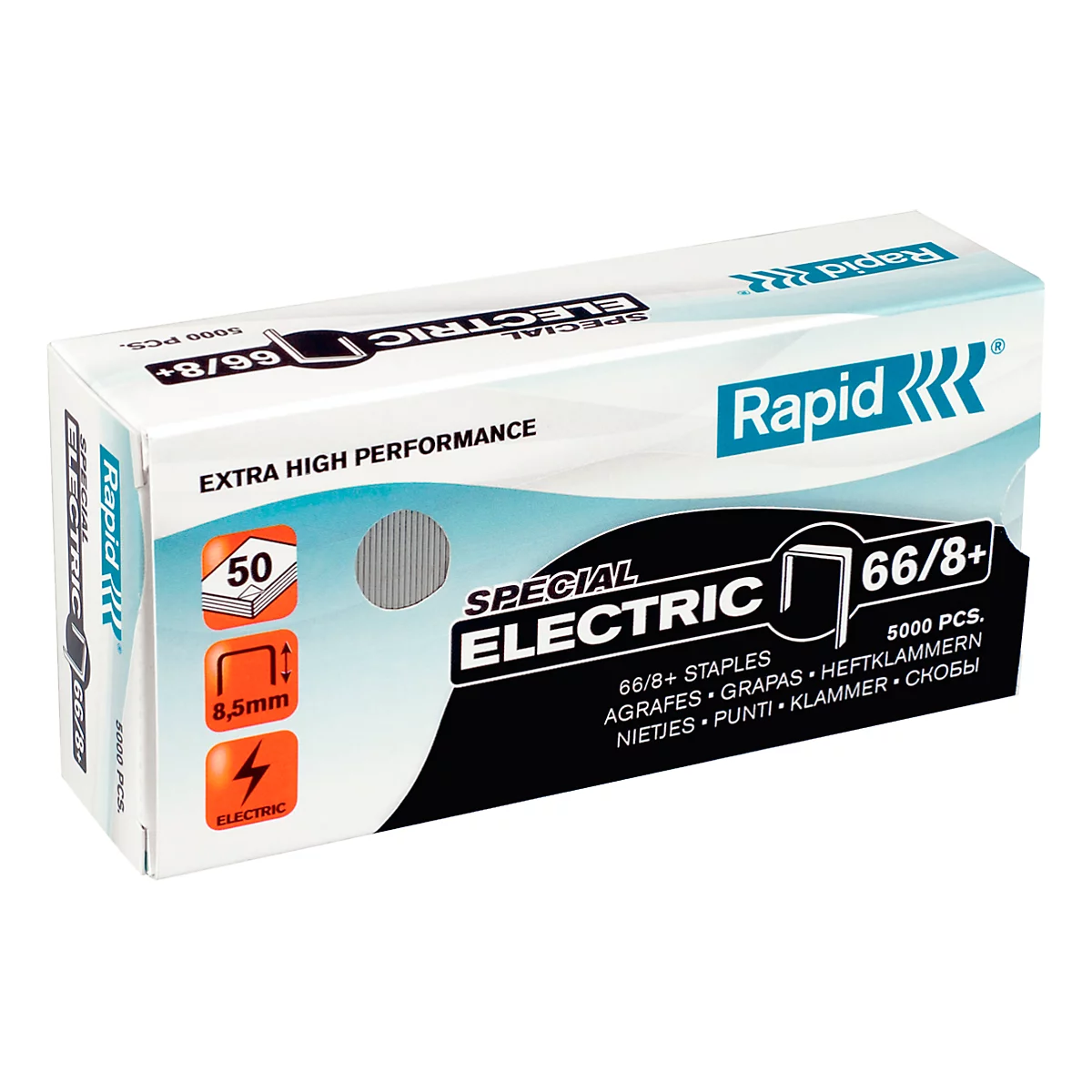 Nietjes 66/8 voor elektrische nietmachine, 5000 stuks
