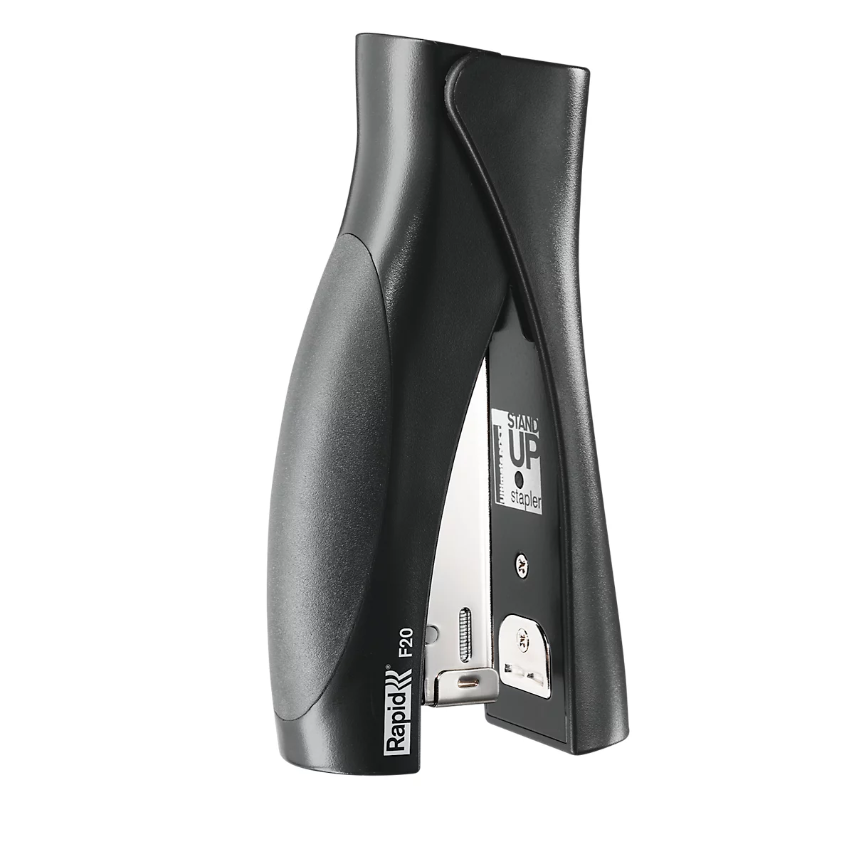 Nietmachine Rapid Ultimate StandUp F20, tot 20 vel, metalen mechanisme, voor 24/6 &amp; 26/6 nietjes