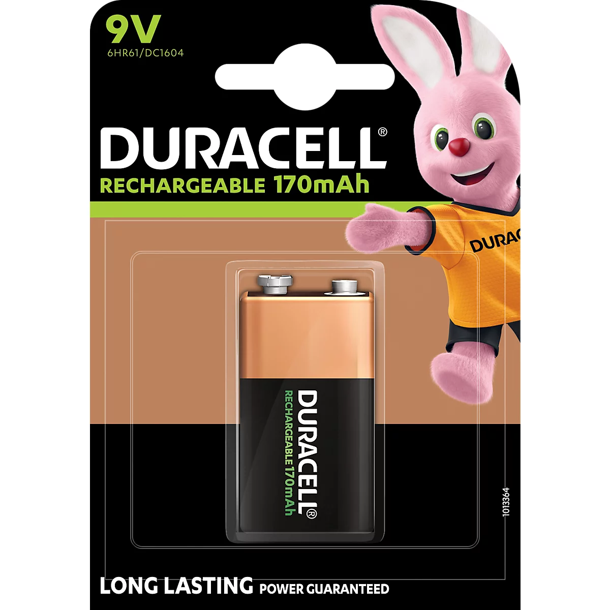 NiMH Akku Duracell E-Block HR22, wiederaufladbar, 9 V, 1 Stück