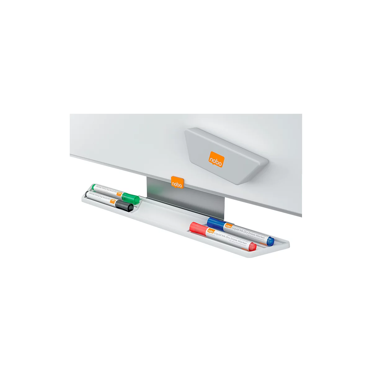 nobo Glas-Whiteboard Marker, 4er Set sortiert