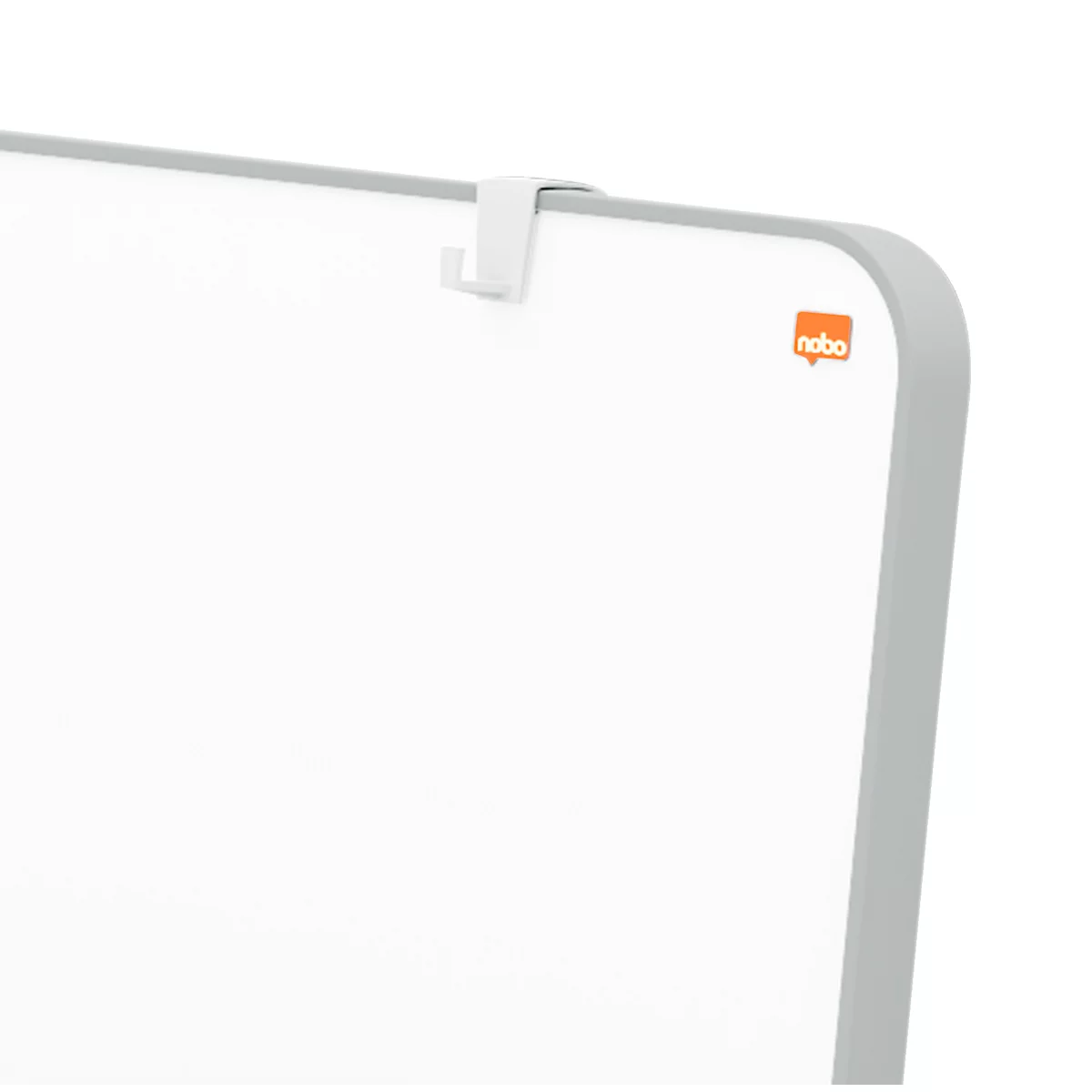Nobo Move &amp; Meet mobiele flip-over, verwijderbaar whiteboard, magnetisch, B 714 x D 1200 x H 453 mm, staal, wit