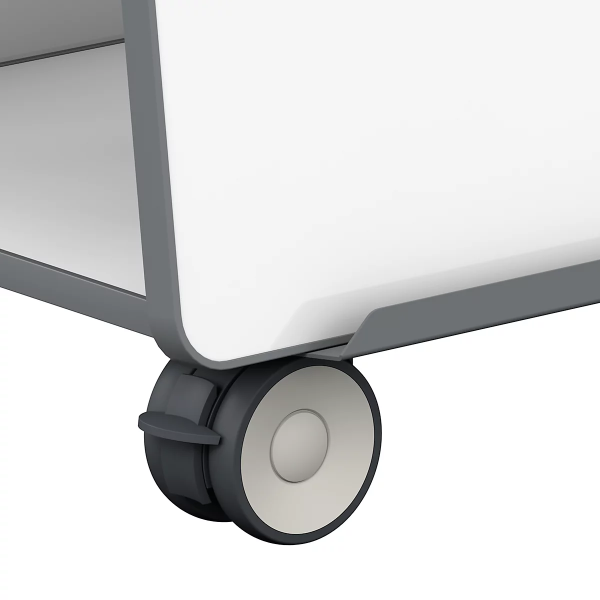 Nobo Move & Meet Mobile Whiteboard-System, doppelseitiges Whiteboard, 900 x 1800 mm, magnethaftend, fahrbar