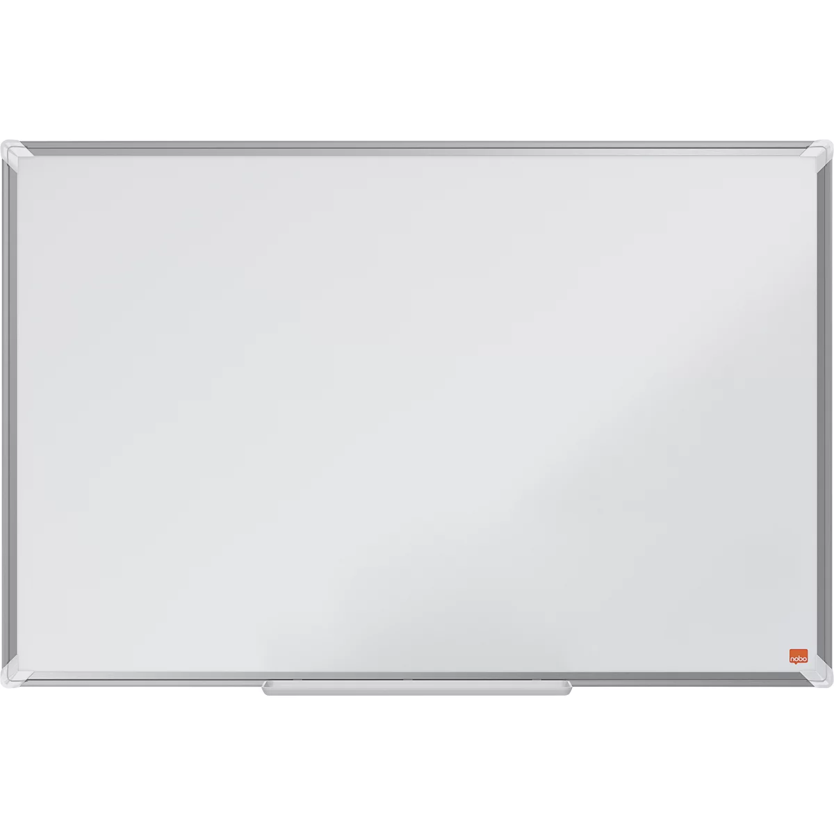 nobo Whiteboard Premium Plus, Stahl nanobeschichtet, magnethaftend, B 1800 x H 900 mm, inkl. abnehmbarer Stiftablage und 1 Boardmarker