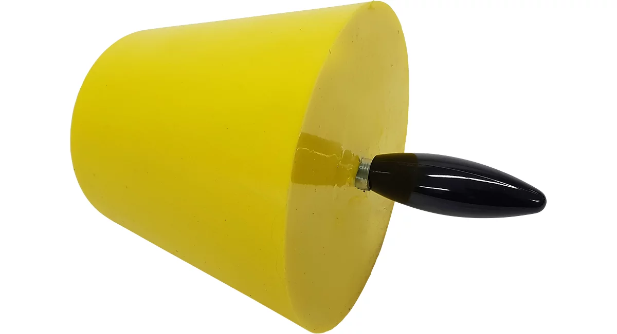 Notabdichtung für Gefahrstoffbehälter, Ø 120-180 mm, anschraubbarer Handgriff, PE