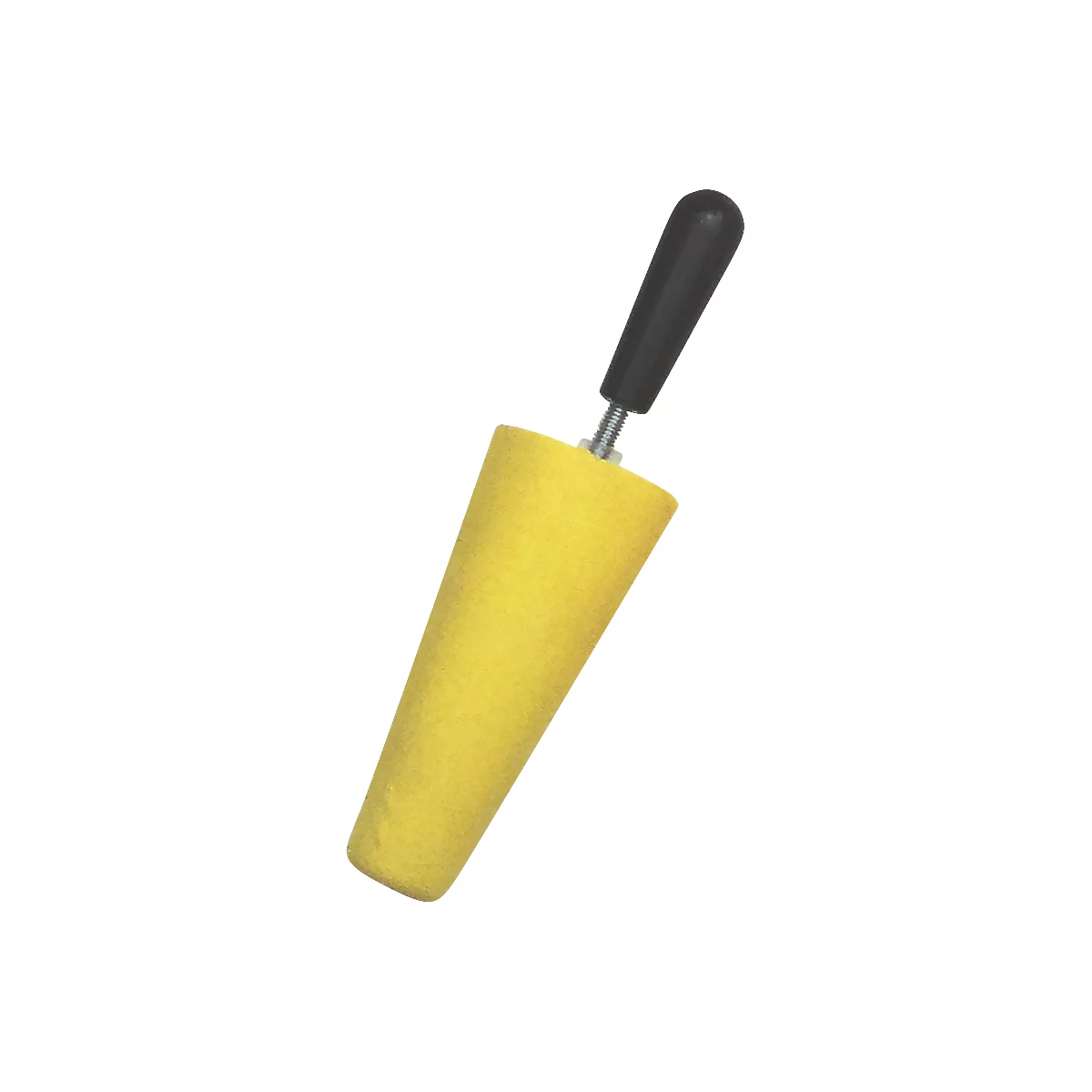 Notabdichtung für Gefahrstoffbehälter, Ø 35-70 mm, anschraubbarer Handgriff, PE