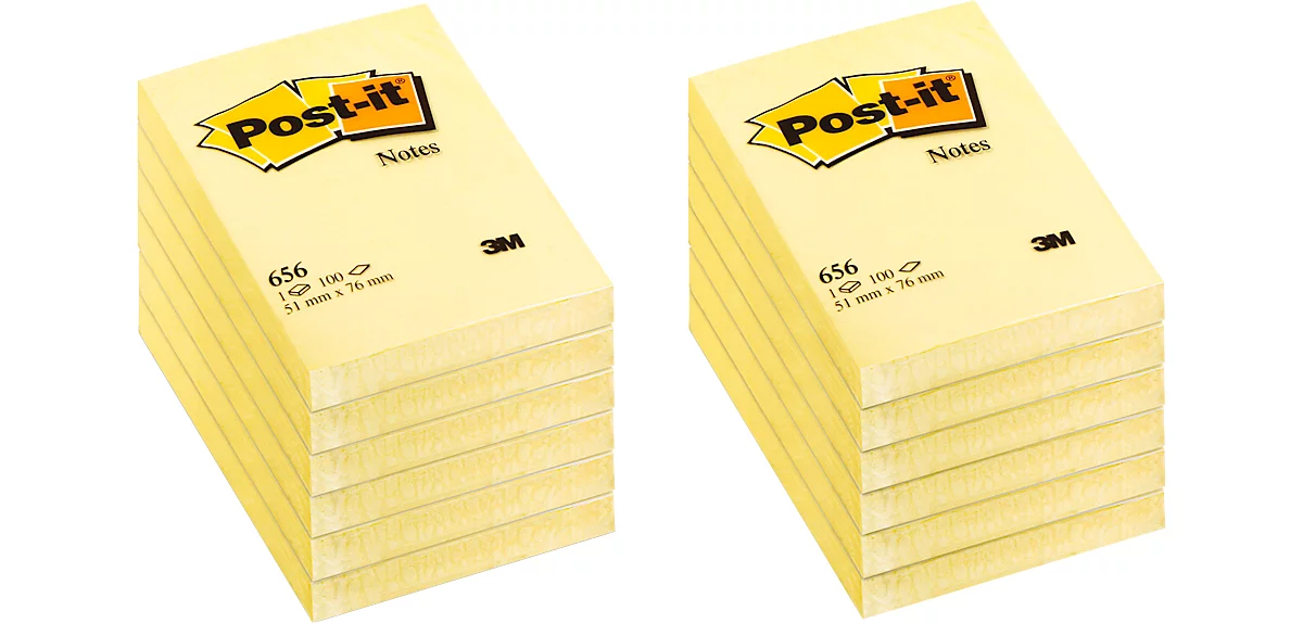 Notas adhesivas POST-IT 656, 51 mm x 76 mm