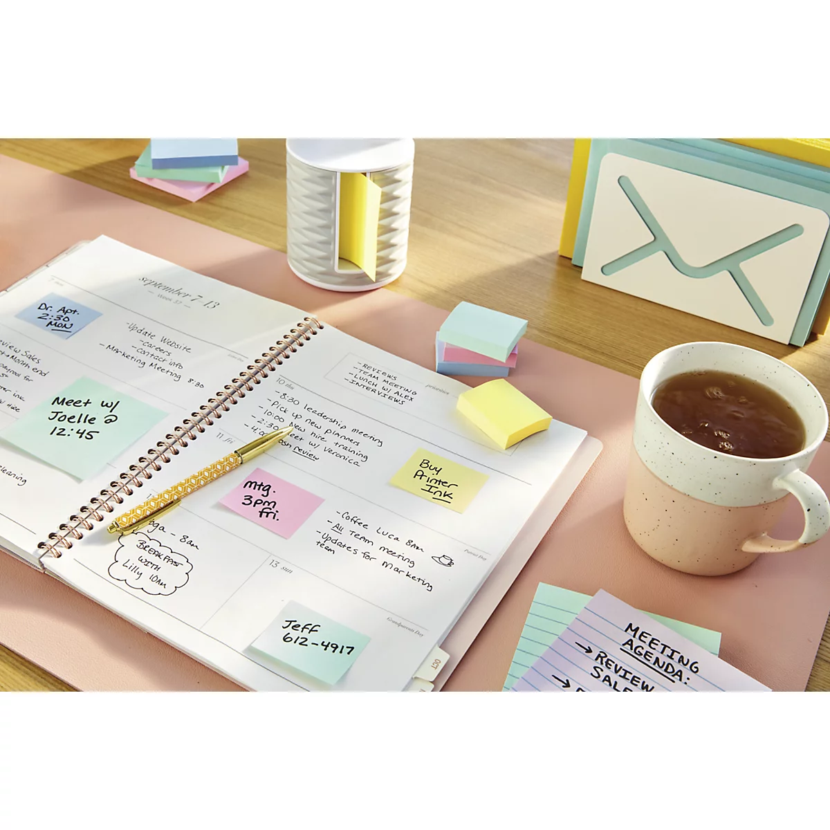 Notes auto-adhésives 653 POST-IT, 51 mm x 38 mm