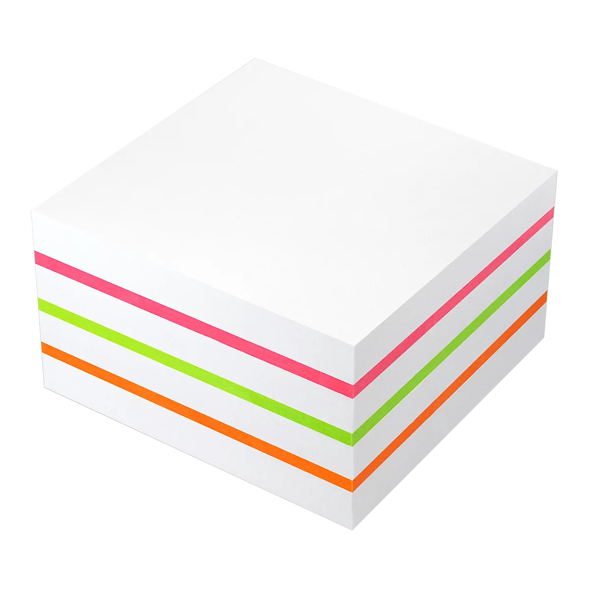 Notes repositionnables adhésives, L 75 x l. 75 mm, 450 feuilles, mélange de couleurs, autocollant