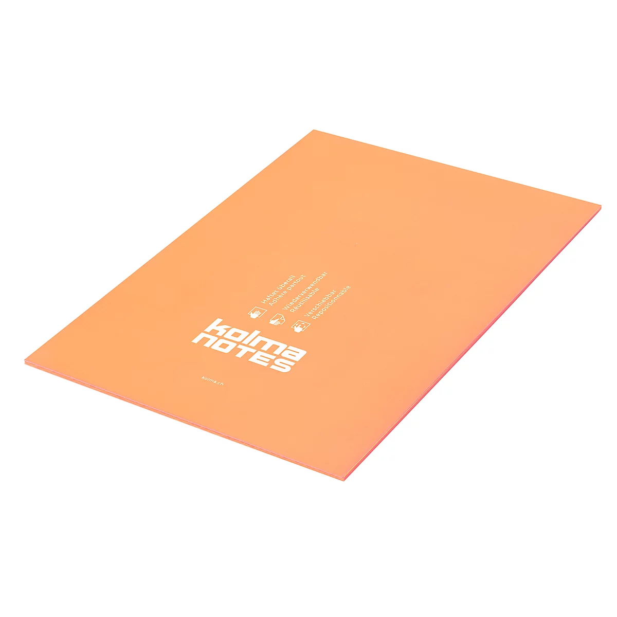 Notes statiques Kolma, A4, 50 feuilles, orange