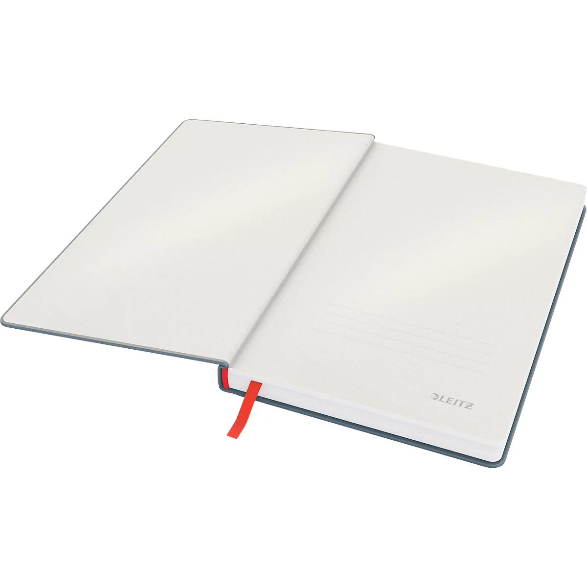 Notitieboek Leitz Cosy, DIN A5, ruitvormig, 100 g/m² papier, 80 vel, harde kaft, grijs