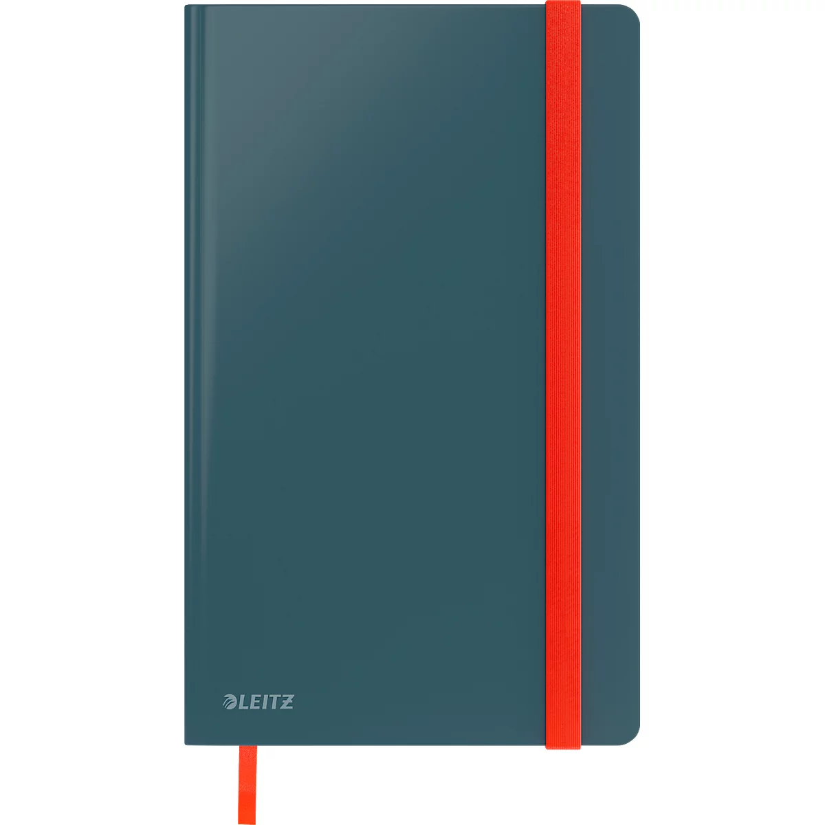 Notitieboek Leitz Cosy, DIN A5, ruitvormig, 100 g/m² papier, 80 vel, harde kaft, grijs