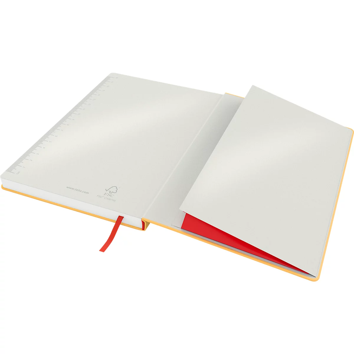 Notitieboek Leitz Cosy, DIN B5, ruitvormig, 100 g/m² papier, 80 vel, harde kaft, geel