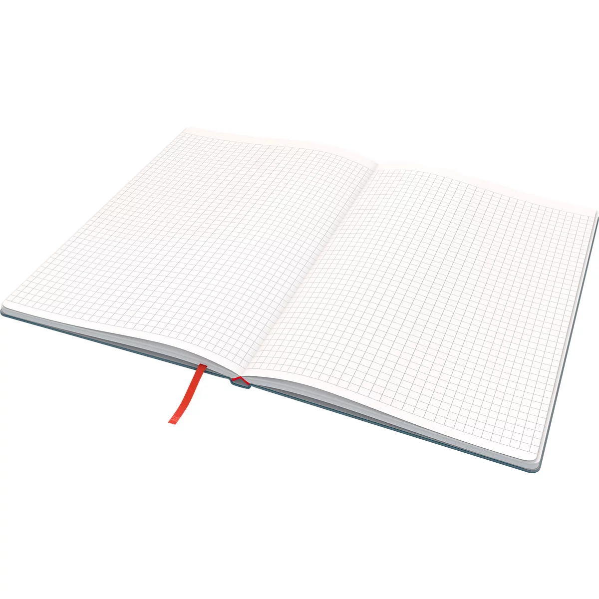 Notitieboek Leitz Cosy, DIN B5, ruitvormig, 100 g/m² papier, 80 vel, harde kaft, grijs