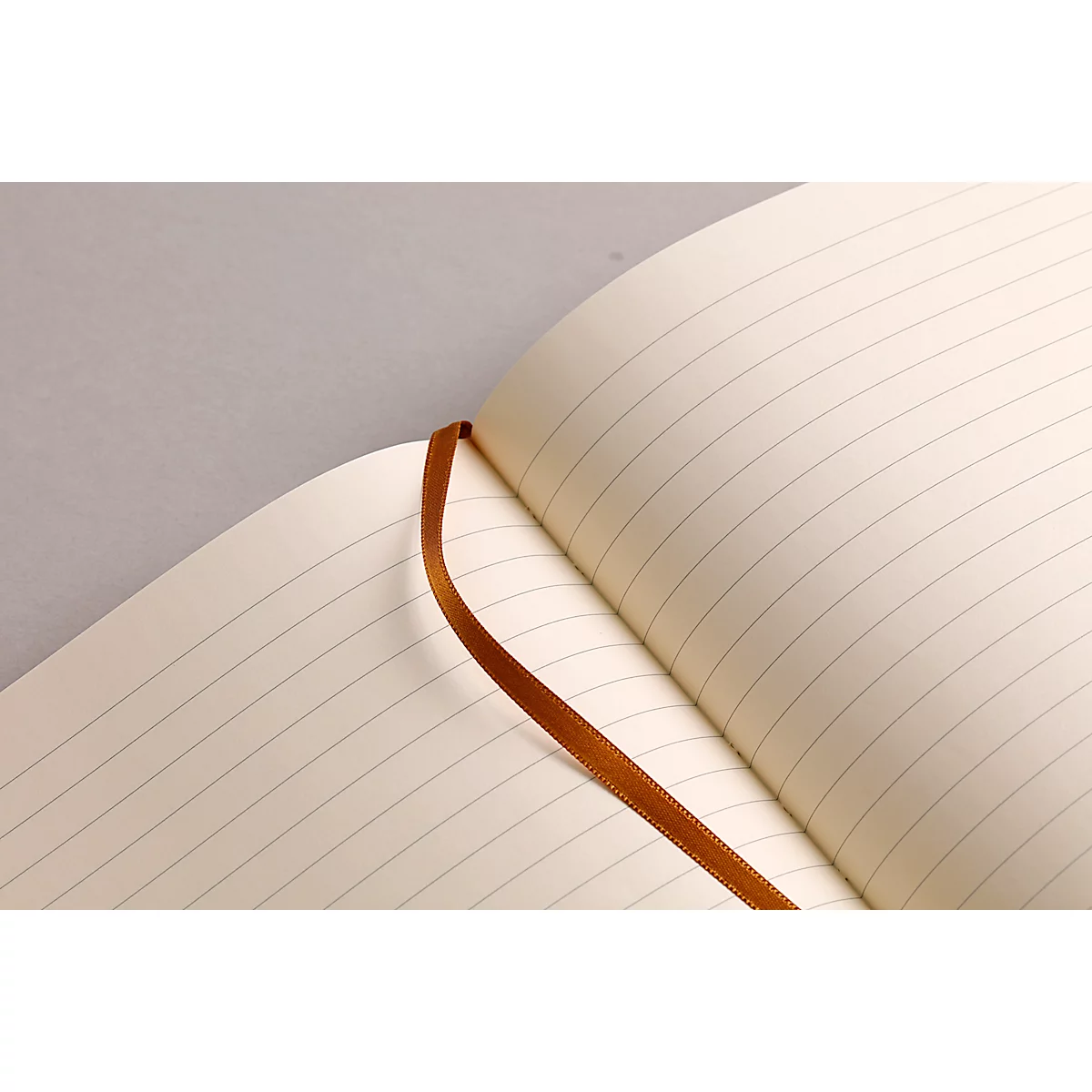 Notizbuch Clairefontaine Flying Spirit, DIN A5, 90 Blatt, liniert, mit Fadenbindung, glänzender Ledereinband, cognac