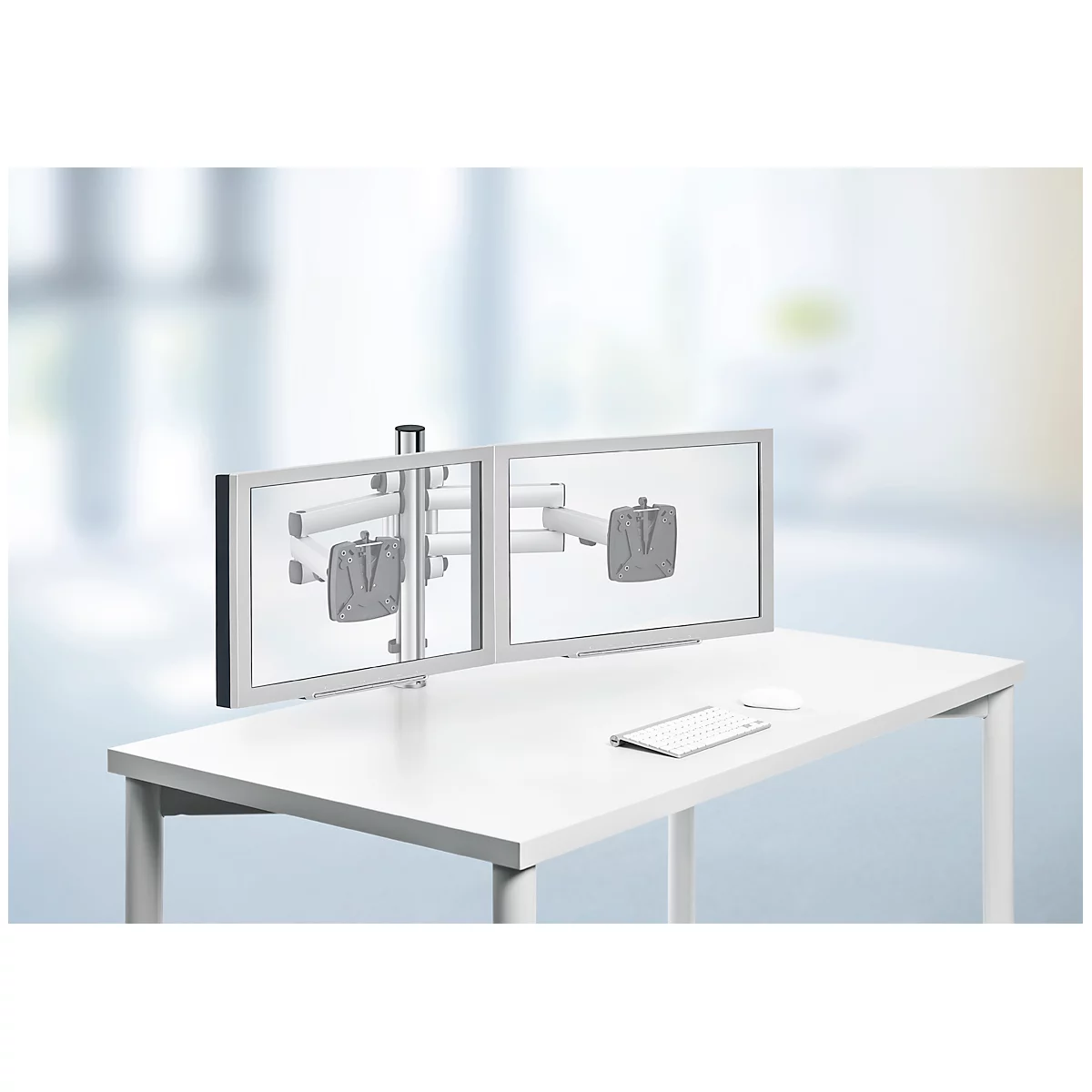 Novus Monitor-Schwenkarm TSS Duo 505, für 2 Monitore, Klemme 14 bis 40 mm, 2 x Faltarm