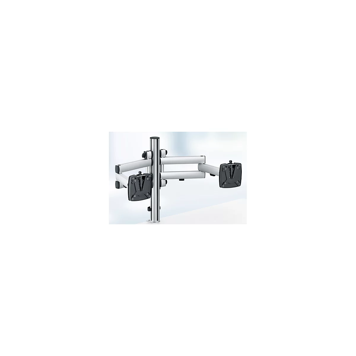 Novus Monitor-Schwenkarm TSS Duo 505, für 2 Monitore, Klemme 14 bis 40 mm, 2 x Faltarm