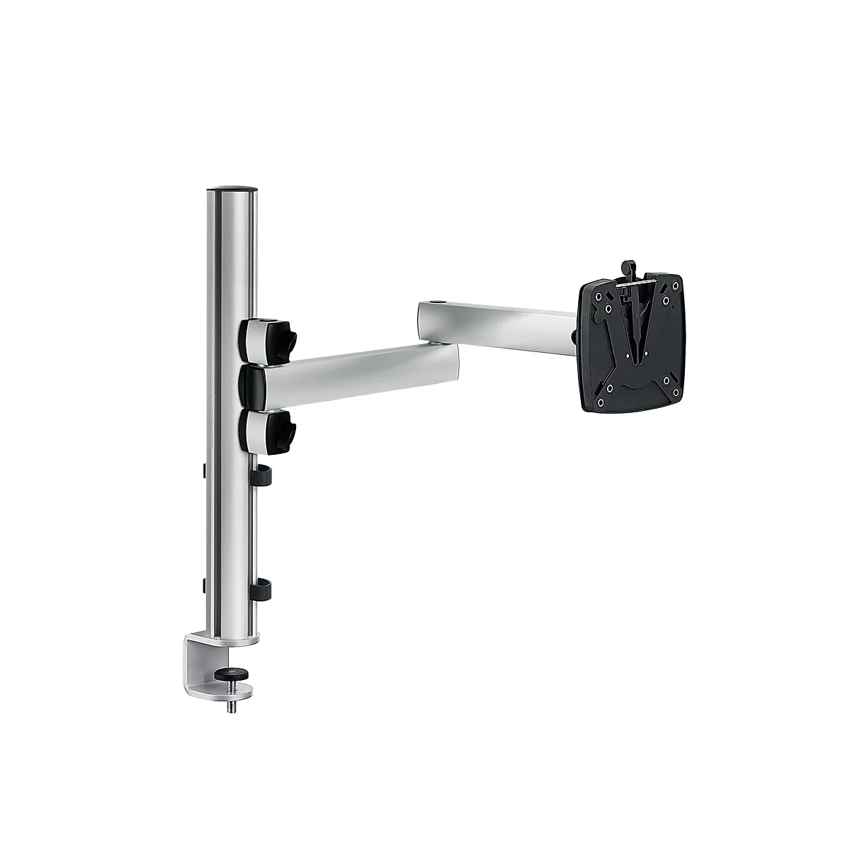 Novus monitor-zwenkarm TSS Single 450, klem van 14 tot 40 mm, H 445 mm, vouwarm