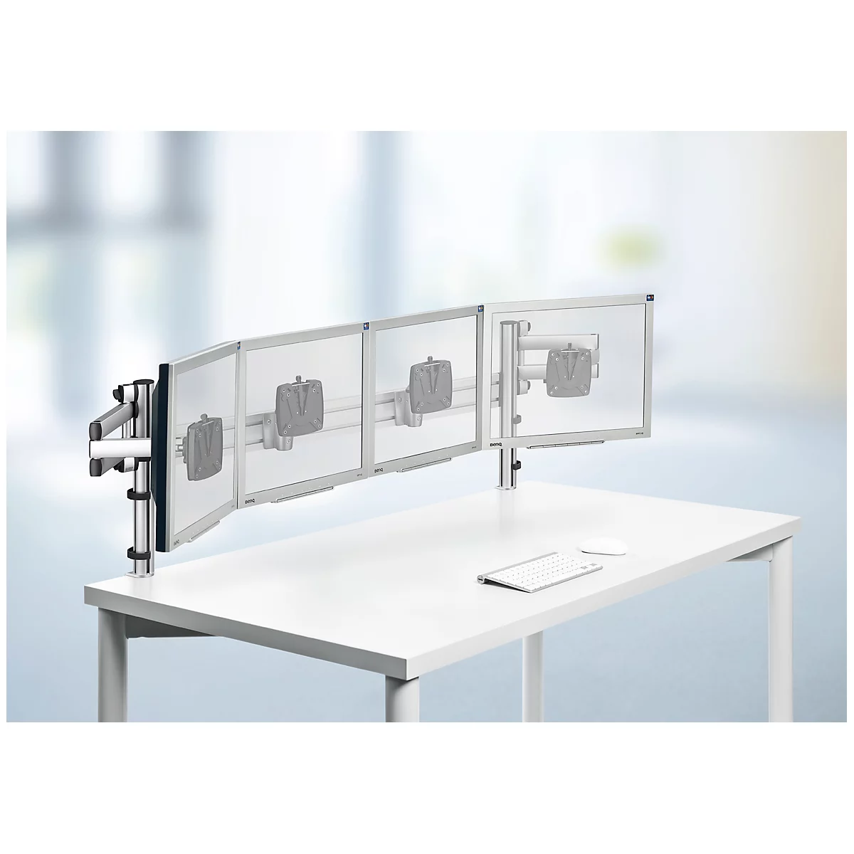 Novus monitorbrug TSS Control Center, voor 4 beeldschermen, klem van 14 tot 40 mm, tot 22 kg