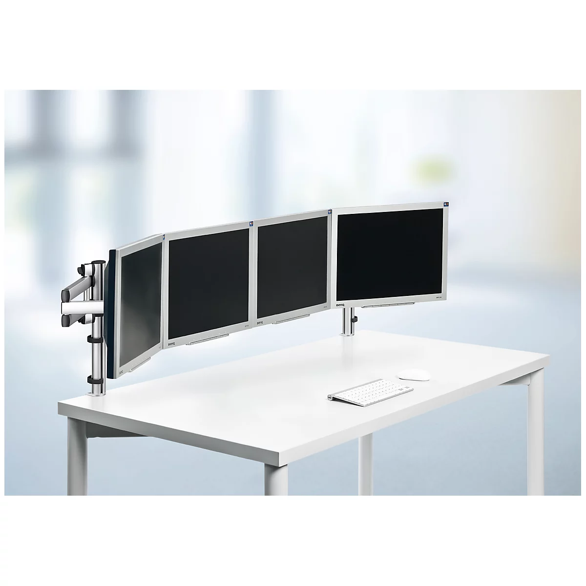 Novus monitorbrug TSS Control Center, voor 4 beeldschermen, klem van 14 tot 40 mm, tot 22 kg