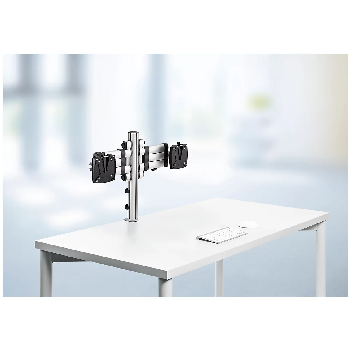 Novus Monitorsäule TSS Duo Teleskop 400, für 2 Monitore, 2 x Teleskop-Tragarme